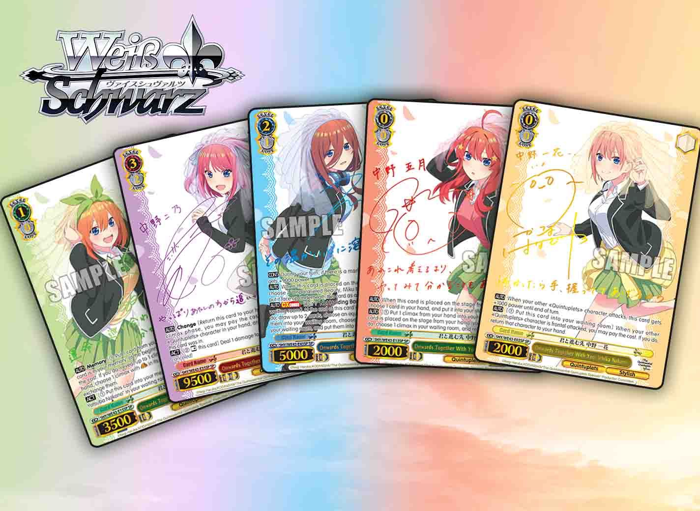 Collecting More Quintessential Quintuplets With the Special